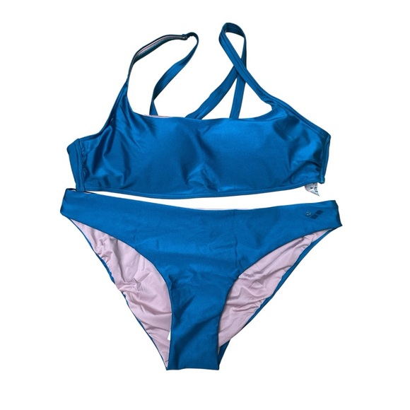 Arena Shila Bikini Bralette Size XL In Galapagos Beach Swim Removable Cups NWT - Picture 3 of 8